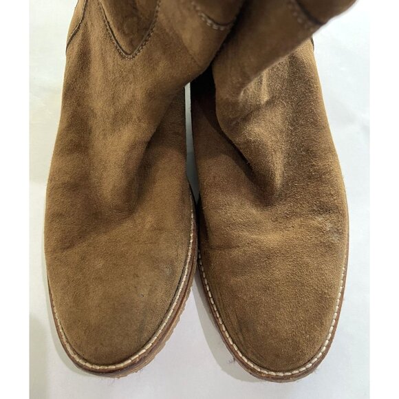 Gucci Suede Monogram Shearling Boots in Brown with Dustbag - Picture 7 of 12